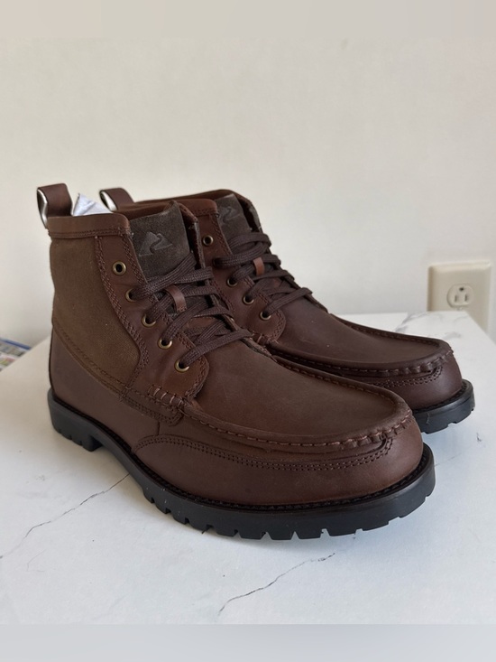 Ozark Trail Other - Ozark Trail Brown Leather and Canvas Chukka Boots